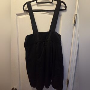Hot Topic Black Suspender Skirt